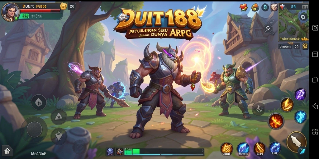 Tampilkan aksi seru di dalam game ARPG DUIT188.