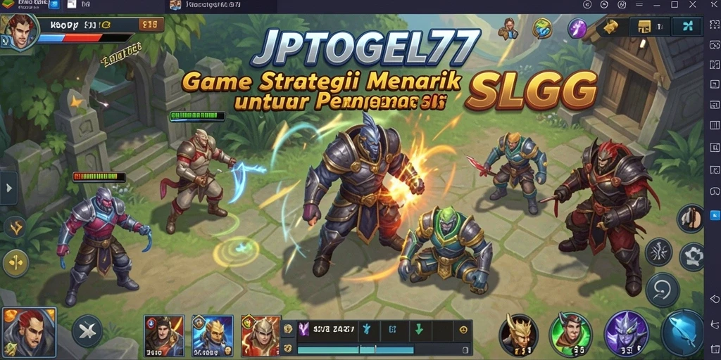 Tampilan gameplay mendebarkan dalam JPTOGEL77 dengan strategi yang kompleks.