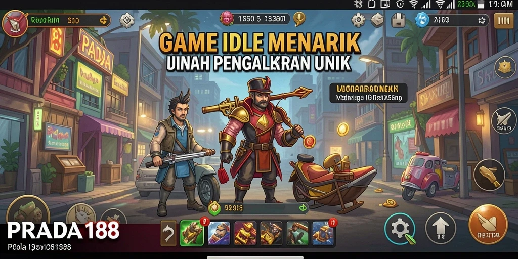 Gamifikasi Idle yang menarik dengan karakter menggemaskan.