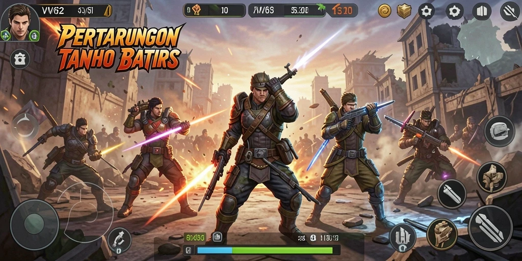 Gameplay menarik dari VV62 dalam aksi pertarungan yang seru.